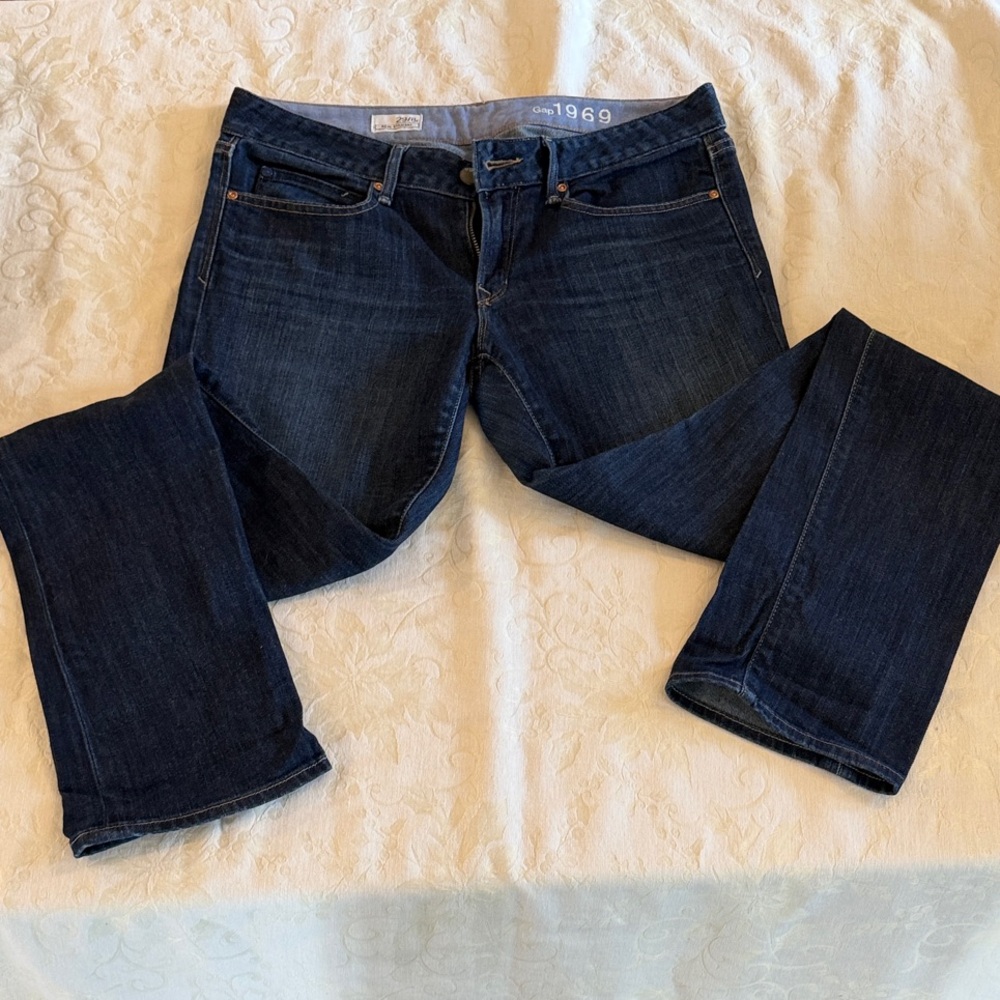 GAP Dark Blue Boot Cut Jeans